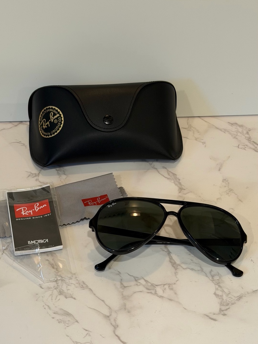 Vintage B&L Ray-Ban Black Cats 5000 Ski Aviator Sunglasses  Made in France